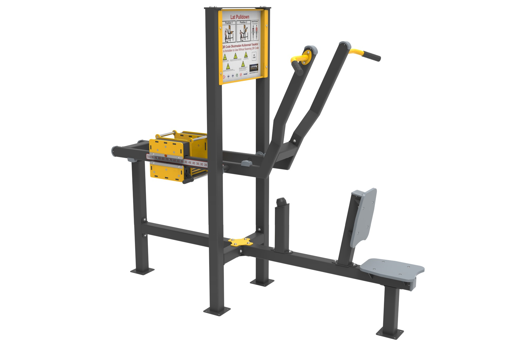 Fitness Series with Weight Lifting LAT PULLDOWN LKF 1170