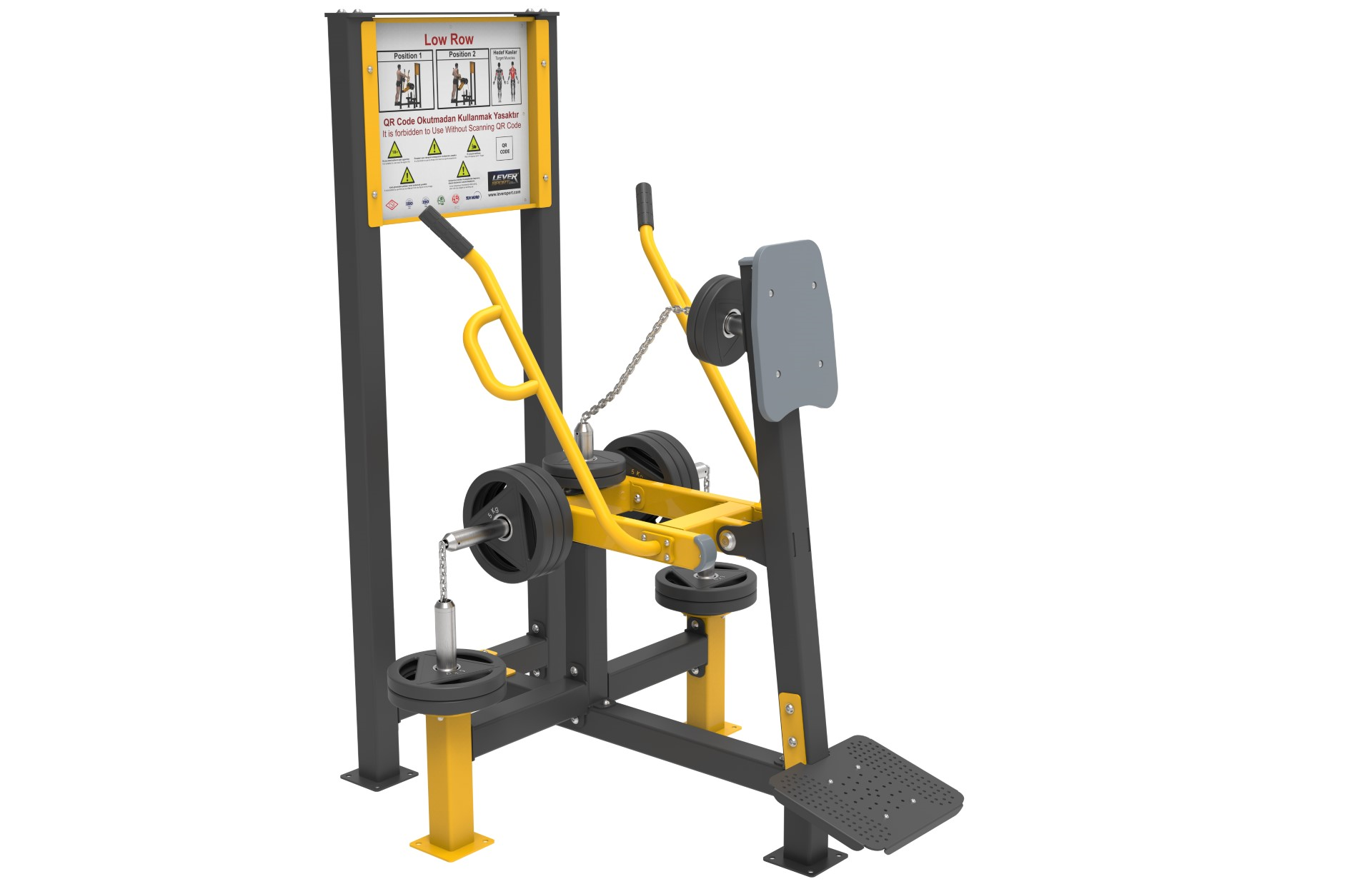 Fitness Series with Weight Plate LOW ROW LDF 2150